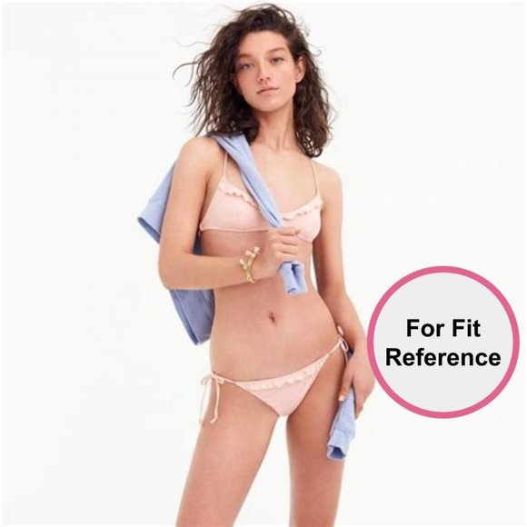 NWT Playa Collection Maui Ruffle Bikini Set, Cerise Red - Picture 4 of 8